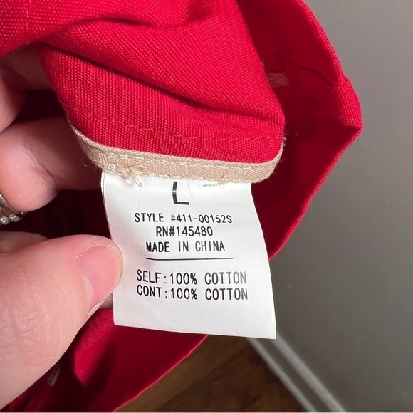 Market & Spruce Double Breasted Jacket Red - Picture 10 of 13